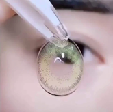 Lentilles de contact colorées vertes magiques